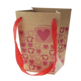 BOLSA CARTRO ART LOVE 15X11/11X20 10U ROJA