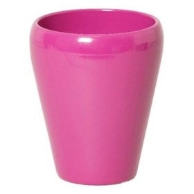 CERAMICA ORQUIDEA VASE D14 H17CM FUCSIA BRILL