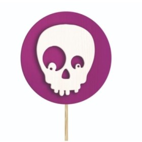 PICK CALAVERA LILA D 5cm 50cm. stick x10