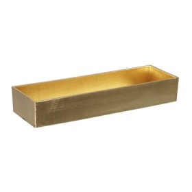 SAFATA ORO RECTANGULAR 32x10.5x5cm PLASTICO