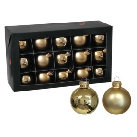 BOLAS NAVIDAD 57mm Oro Combi 30uni