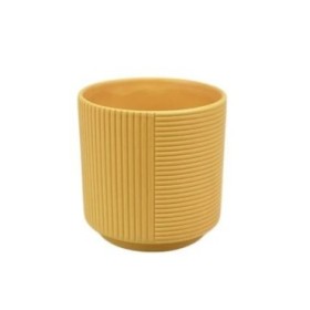 CERAMICA OCRE GROOVE D10.2 H10.5cm