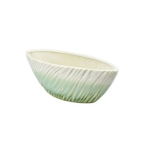 CERAMICA BARCA EVI D11/25.5 H8.5 BLANC-VERD CLAR