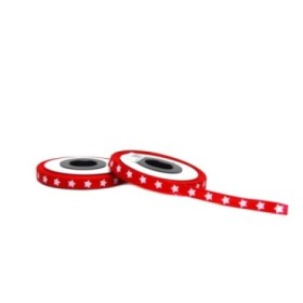 CINTA NAV STARS BETA ROJO 12mm 25m