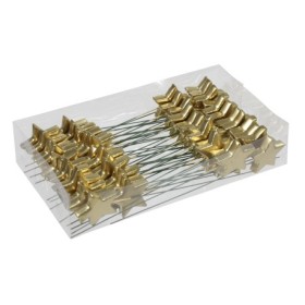 PICK ESTRELLA STYRO 5cm 48u Oro brillante