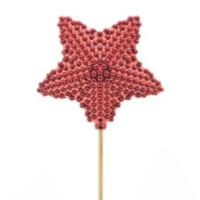 PICK ESTRELLA BLINKLE VERMELLA 8.5cm PAL50cm 10U