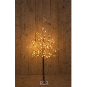 ABEDUL MARRON NEVADO 120LEDS/130CM EXT PARA ENCHU