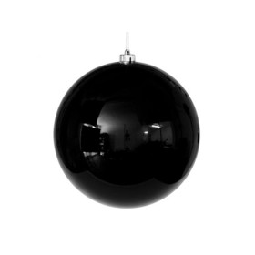 BOLA NADAL PLASTIC 200mm NEGRE 1u