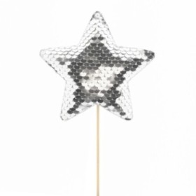 PICK ESTRELLA CHEERZZ PLATA 11.5cm PAL 10cm 10u