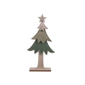 ARBOL DE NAVIDAD FIELTRO VERDE 15x4x31cm