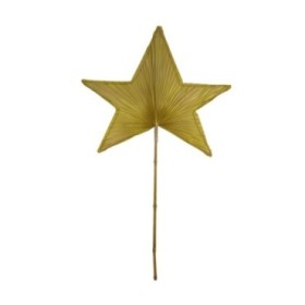 HOJA PALMERA ESTRELLA 117x49x1.5cm ORO