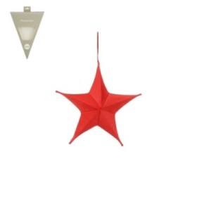 COLG ESTRELLA ROJA -l40xw12xh40cm