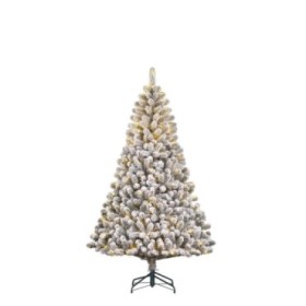 ARBOL NAVIDAD NEVADO 280LEDS H185D115cm -525RAMAS