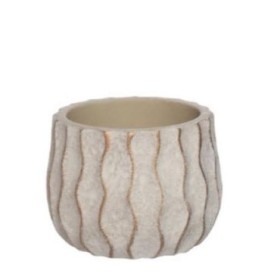 CERAMICA ONADES CREMA OR D8,6 H7cm