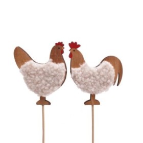 PICK GALL I GALLINA 9cm paq x25U stic 50cm