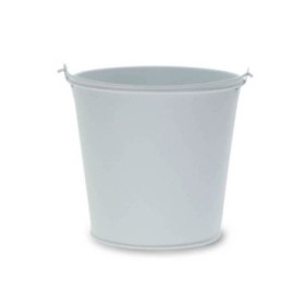 CUBO ZINC BLANC ES19 D20/15.5H18.5cm ES19