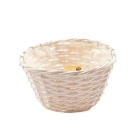 CESTA TON BLANCO D30 H14CM