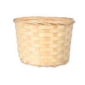 MACETA BAMBU REDONDO D19x13cm NATURAL