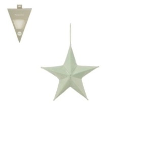 COLG ESTRELLA VERDE CLARO -l40xw12xh40cm