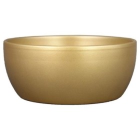 CERAMICA BOL BOULE D18.5 H8.5CM ORO PERLA