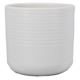 CERAMICA POT DONNY D7.5 H6cm BLANC MATE