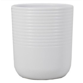 CERAMICA VASE DONNY D10.3 H11cm BLANC MATE ES9