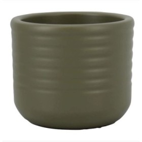 CERAMICA POT DONNY D7.5 H6cm VERD ARMY MATE