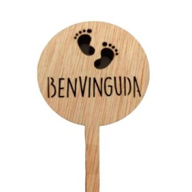 PICK BENVINGUDA H25cm FUSTA 5u