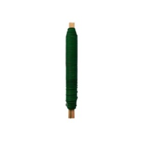 ALAMBRE VERDE d. 0.65mm x 100g SOPORTE MADERA