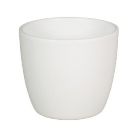 CERAMICA  POT BOULE D12 H9.8CM BLANCO MATE ES10.5