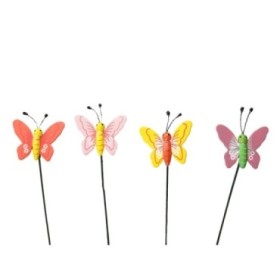 PICK MARIPOSAS MADERA MIX 36 UNI 3,5x4,5cm