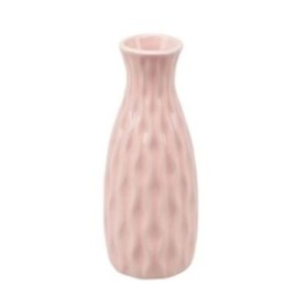 CERAMICA FLORERO D7 H17cm ROSA MATE