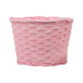 CESTA REDONDA ROSA D19cm