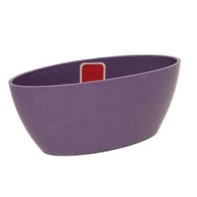 BOL OVAL PLASTIC 24x10x11cm LILA