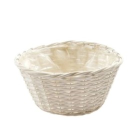 CESTA TON BLANCO D23.5 H12CM