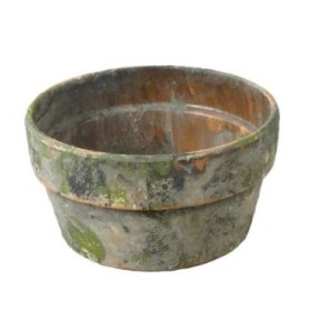 CERAMICA BOL BARRO MUSGO D15.5 H9cm