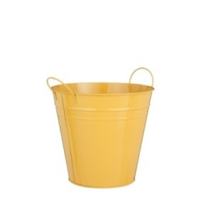 CUBO ZINC AMARILLO h21xd22cm