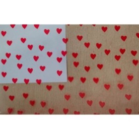 BOBINA TRANSP CORAZON PEQUEÑO ROJO 70x50mt