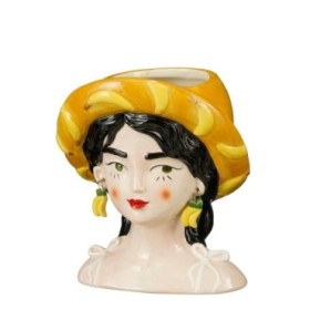 CERAMICA CHICA SOMBRERO l15xw11,5xh17cm