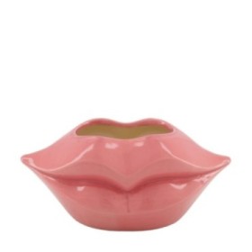 CERAMICA LABIOS ROSA 27.5x14x12.5cm