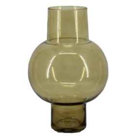 CRISTAL BOTELLA KYARA D38xH46CM AMARILLO OLD