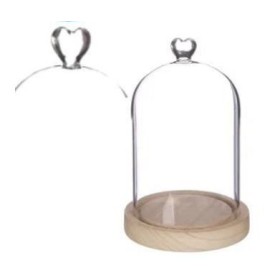 VIDRE CAMPANA COR BASE FUSTA D8.5 H18.5cm