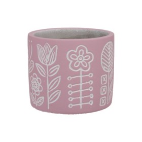 CERAMICA CIMENT FLORETES D10.5x9 ROSA