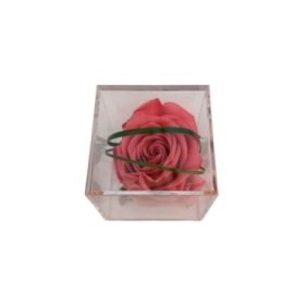 ROSA CHERRY DECO CAIXA MELCHOR UNIDAD 8x8x8cm