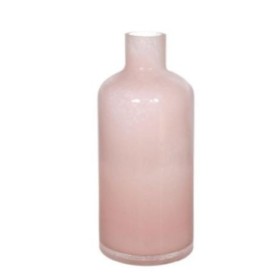 CRISTAL BOTELLA LUPIN rosa clar d11 h25cm