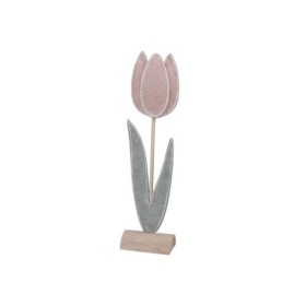 TULIPA NARANJA CON BASE 9x5x44 cm