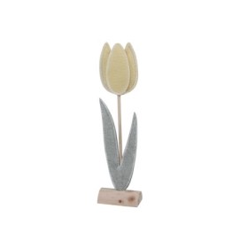 TULIPA AMARILLA CON BASE 9x5x44cm