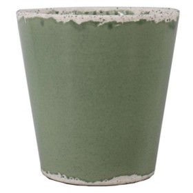 CERAMICA LUZ D15 H15cm VERDE ES13