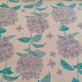 BOBINA PAPEL HORTENSIA LILA 62cmX100m